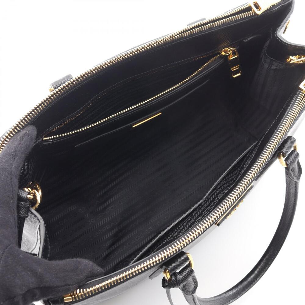 Prada SAFFIANO LUX Galleria Tote Bag Leather Black - Picture 3 of 7